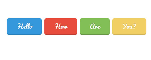 CSS3 Simple Push buttons