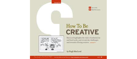  How To Be Creative