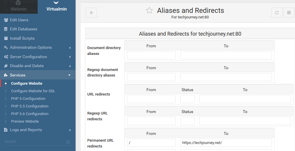 Redirect HTTP to HTTPS Permanently