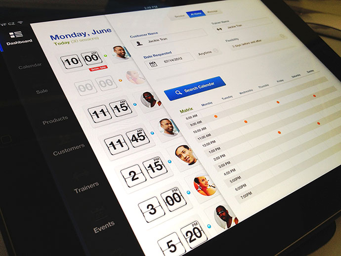 iPad UI Design