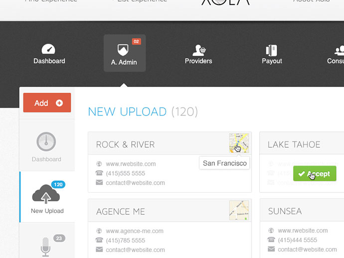 Dashboard Admin - Update
