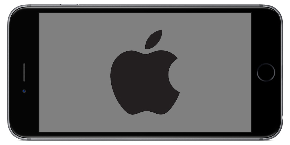 iphone 6s with logo