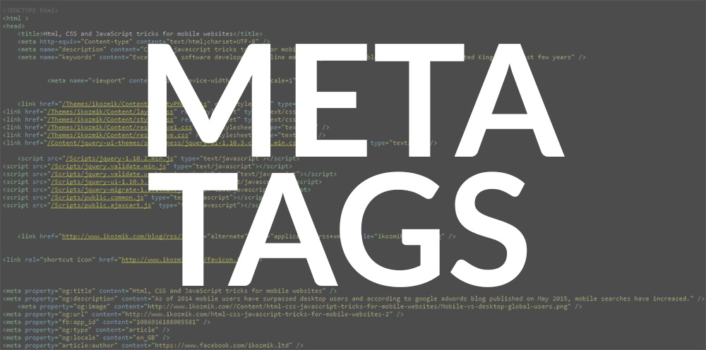 meta tags